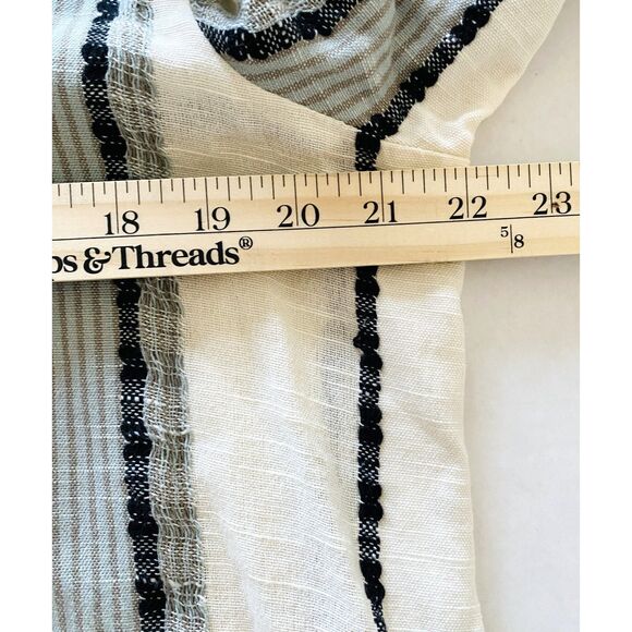 Soft Surroundings Coco de Mer V-Neck Boho Dress Sequin-Embellished Long Sleeve L - Picture 6 of 12